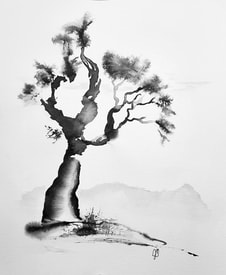 La voix de l'arbre, dessin de Jules Morissette